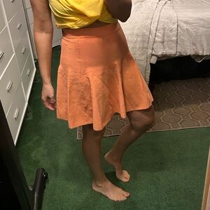 Romeo & Juliet Couture Orange Skater Skirt